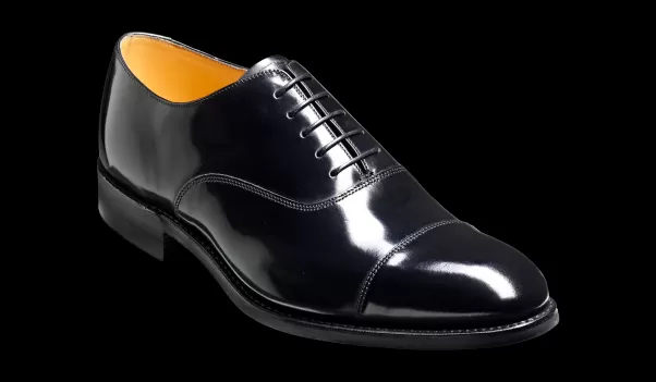 Barker Shoes Cheltenham - Black Hi-Shine - Oxford Shoe Mens User-Friendly Mens Oxfords Men