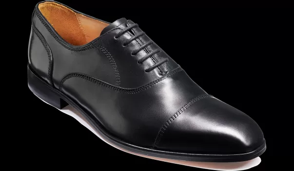 Corso - Black Calf Mens Oxfords Men Barker Shoes Cheap