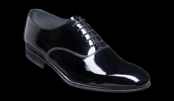 Barker Shoes Men Mens Oxfords Madeley - Black Patent Oxford Clearance