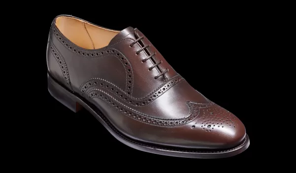 Sturdy Men Mens Oxfords Malton - Espresso Calf Brogue Barker Shoes