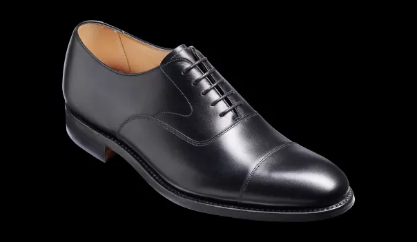 Malvern - Black Calf Oxford Mens Oxfords Exceed Men Barker Shoes