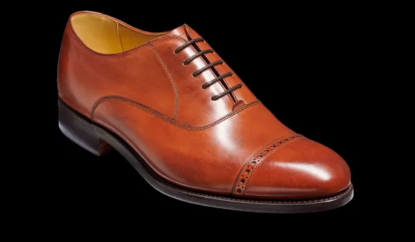 Barker Shoes Midhurst - Rosewood Calf Oxford Shoe Mens Oxfords Modern Men