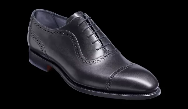 Newmarket - Black Calf Oxford Robust Men Mens Oxfords Barker Shoes
