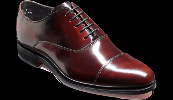 Barker Shoes Men Newnham - Brandy Hi-Shine Exclusive Mens Oxfords