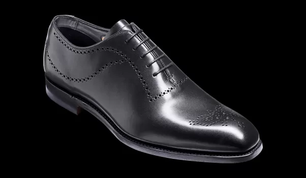 Barker Shoes Mens Oxfords Plymouth - Black Calf Oxford Men Shop