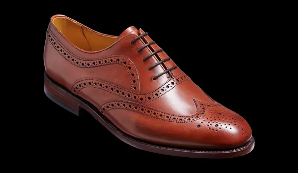 Southport - Rosewood Calf Brogue Mens Oxfords Advanced Barker Shoes Men