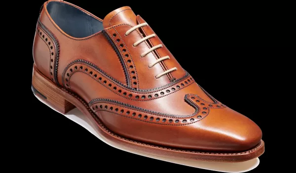Mens Oxfords Men Online Barker Shoes Spencer - Antique Rosewood / Navy Calf