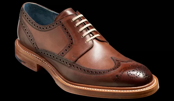 Barker Shoes Bailey - Ebony Hand Painted - Derby Shoe Men Custom Mens Derbys Men