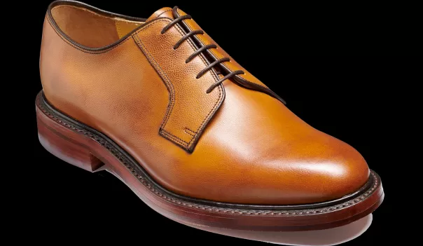 Men Ernest - Cedar Fine Grain Barker Shoes Ergonomic Mens Derbys