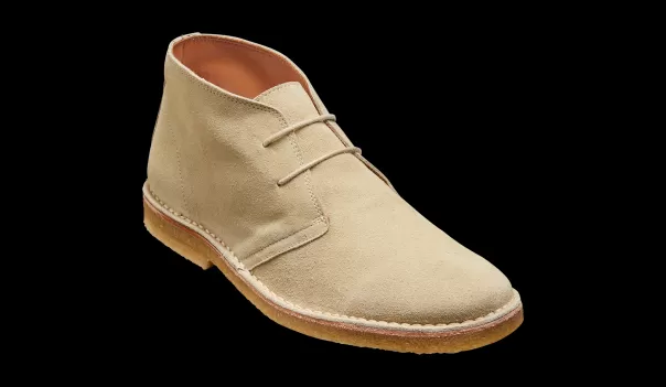 Barker Shoes Sleek Mens Derbys Men Monty - Sand Suede Boot