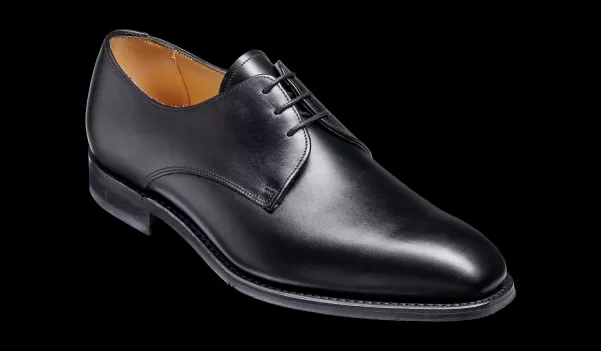 Special Men Mens Derbys St. Austell - Black Calf Derby Barker Shoes