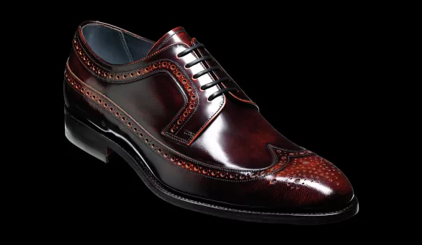 Woodbridge - Brandy Hi-Shine Derby Reliable Men Mens Derbys Barker Shoes