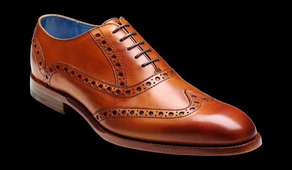 Smart Grant - Cedar Calf Mens Brogue Shoe Men Mens Brogues Barker Shoes