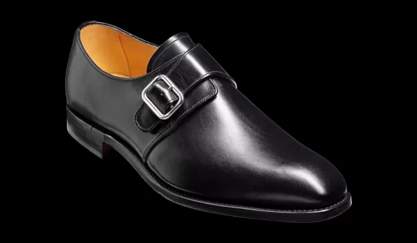 Cardiff - Black Calf Men Mens Monk Straps Opulent Barker Shoes