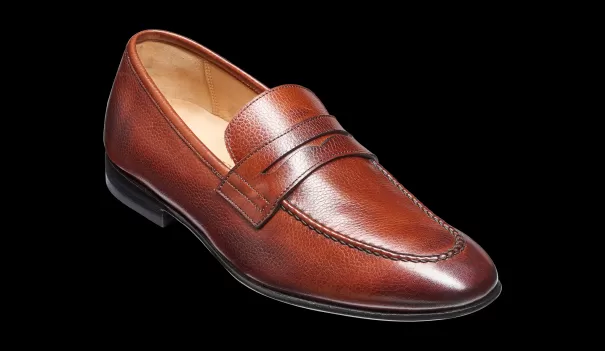 Cost-Effective Men Mens Loafers Ledley - Cherry Grain Loafer Barker Shoes