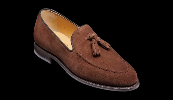 Mens Loafers Studland - Castagnia Suede Loafer Barker Shoes Men Online