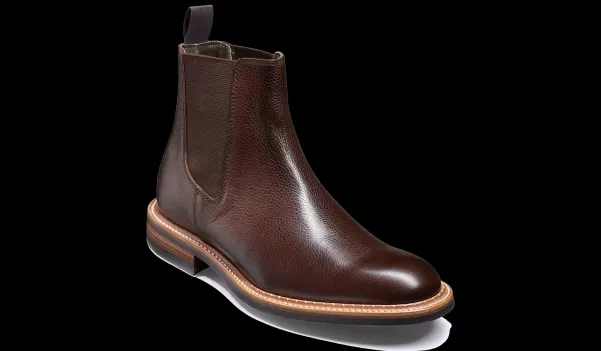 Embody Men Harrowick - Dark Brown Grain Barker Shoes Mens Boots