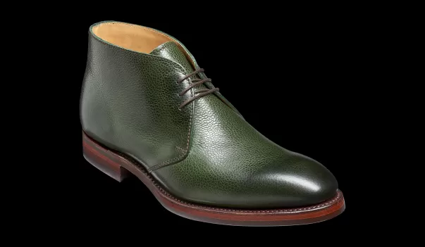 Mens Boots Barker Shoes Smart Men Orkney - Green Grain Chukka Boot