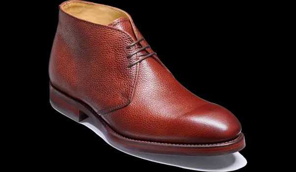 Affordable Mens Boots Men Shetland - Cherry Grain Barker Shoes