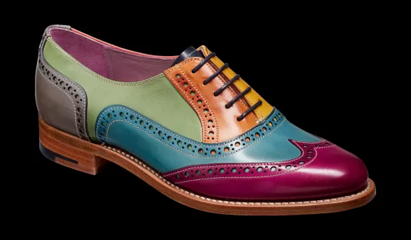 Fearne - Multi Coloured Women Brogue Shoe Women Barker Shoes Womens Brogues Practical