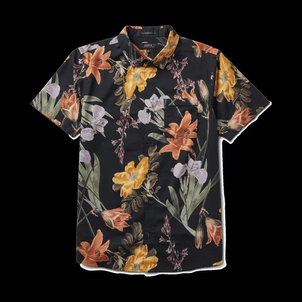 Men Black Far East Flora Journey Shirt Custom Shirts