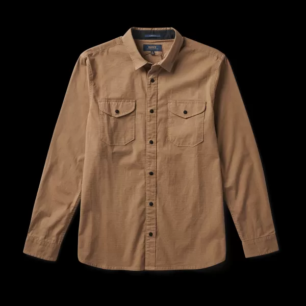 Campover Long Sleeve Shirt Men Shirts Inexpensive Khaki
