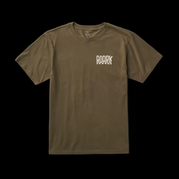 Certified Tees Men By Any Means Organic Cotton Tee Army