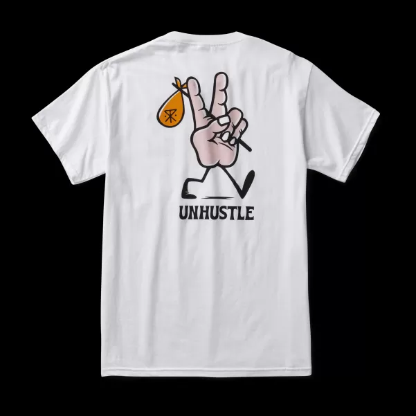 Peace Out Organic Cotton Tee Men Tees Closeout White