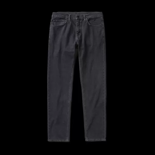 Discount Men Jeans Hwy 128 Straight Fit Denim Worn Blue Black