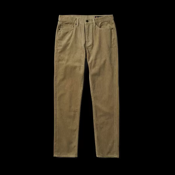 Hwy 128 Corduroy Straight Fit Denim Jeans Men Dusty Green Quick Jeans