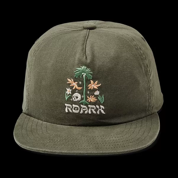 Voucher Men Dark Military Hats Atoll 5 Panel Snapback Hat