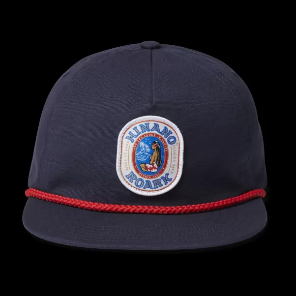 Hinano Label Classic 5 Strapback Hat Men Dark Navy Rebate Hats