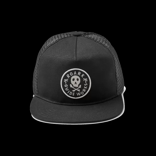 Station Trucker Snapback Hat Black Affordable Hats Men