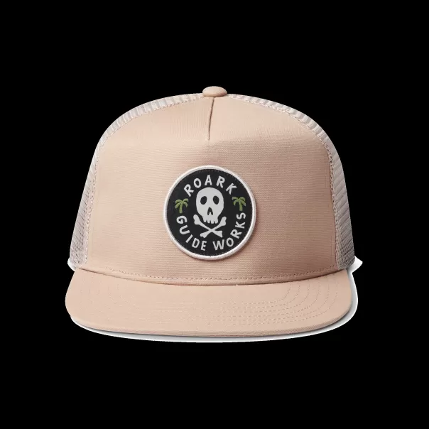 Station Trucker Snapback Hat Dark Khaki Deal Hats Men