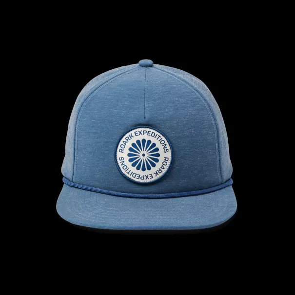 User-Friendly Men Hats Explorer Hybrid Strapback Hat Deep Blue