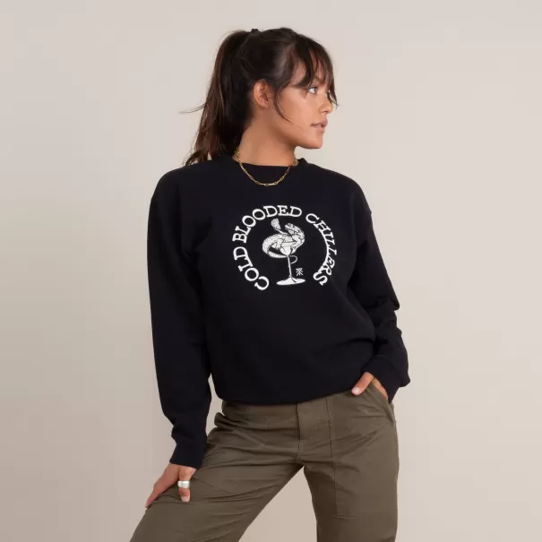 Exclusive Offer Sweatshirts & Hoodies Women The Crew Fleece Sweatshirt Black