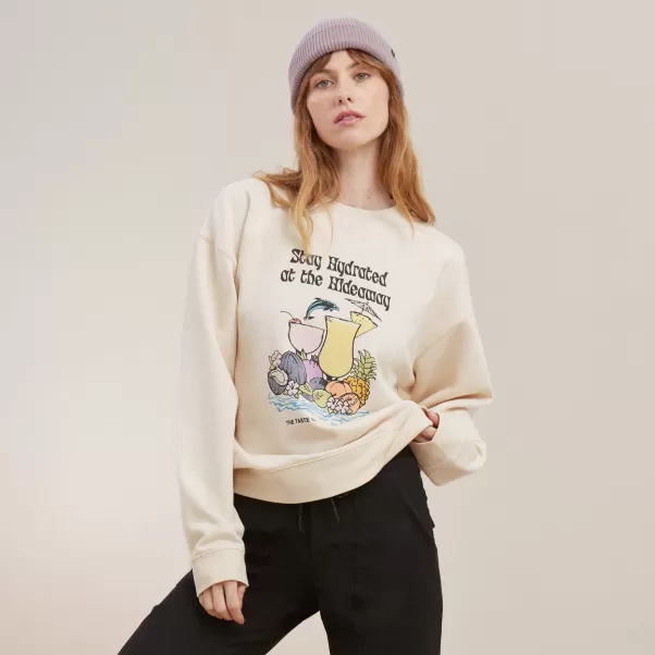 Women Sweatshirts & Hoodies The Crew Fleece Sweatshirt Bone Online