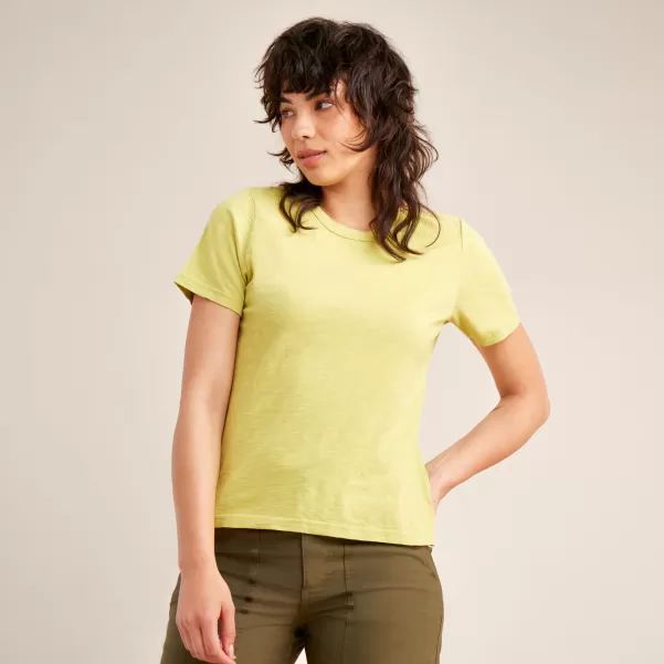 Well Worn Short Sleeve Tee Affordable Lime Women Tees