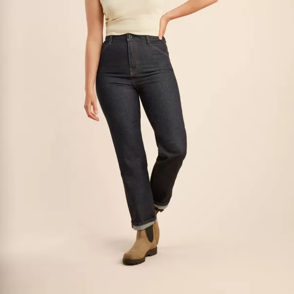 Luxurious Indigo Women Jeans Hwy 395 Kaihara Denim Jeans